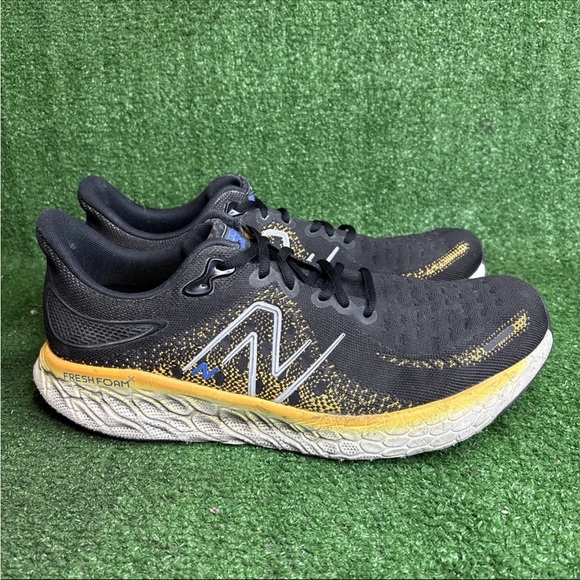 New Balance Fresh Foam X 1080v12 Black Orange Running Shoes Size 15 2E Wide